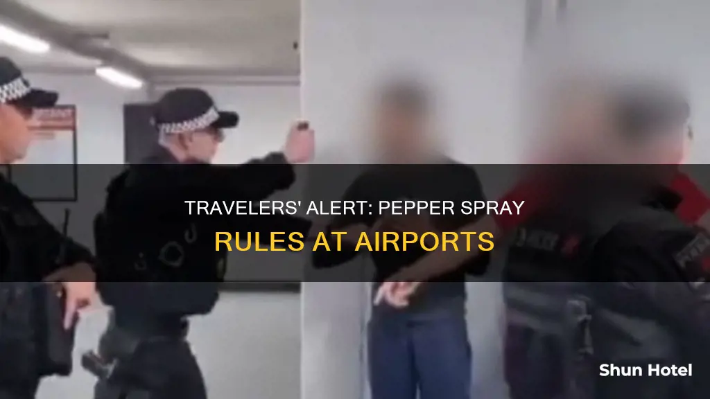 can pepper spray go into airport