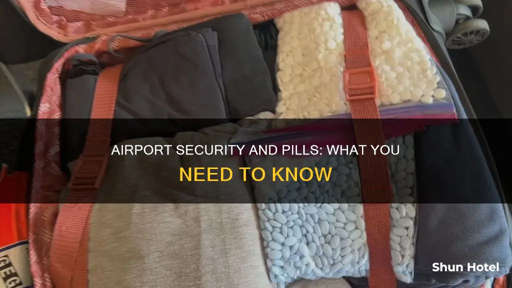 can pills go through airport security