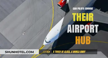 Pilots' Airport Hub: Choice or Chance?