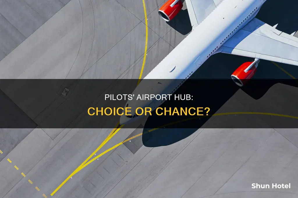 can pilots choose their airport hub