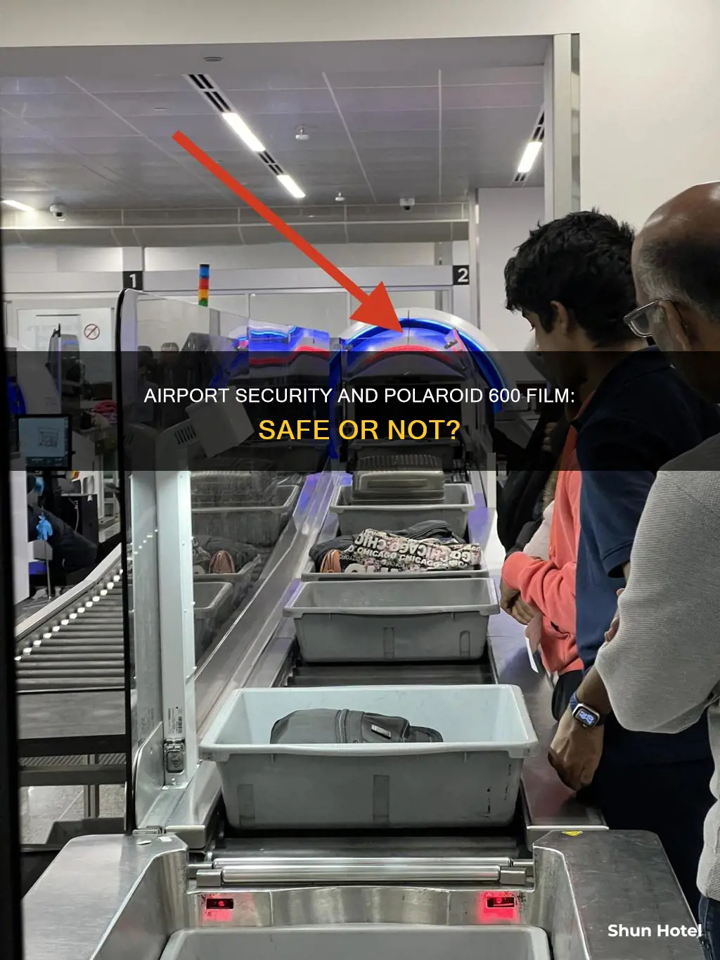 can polaroid 600 film go through airport security