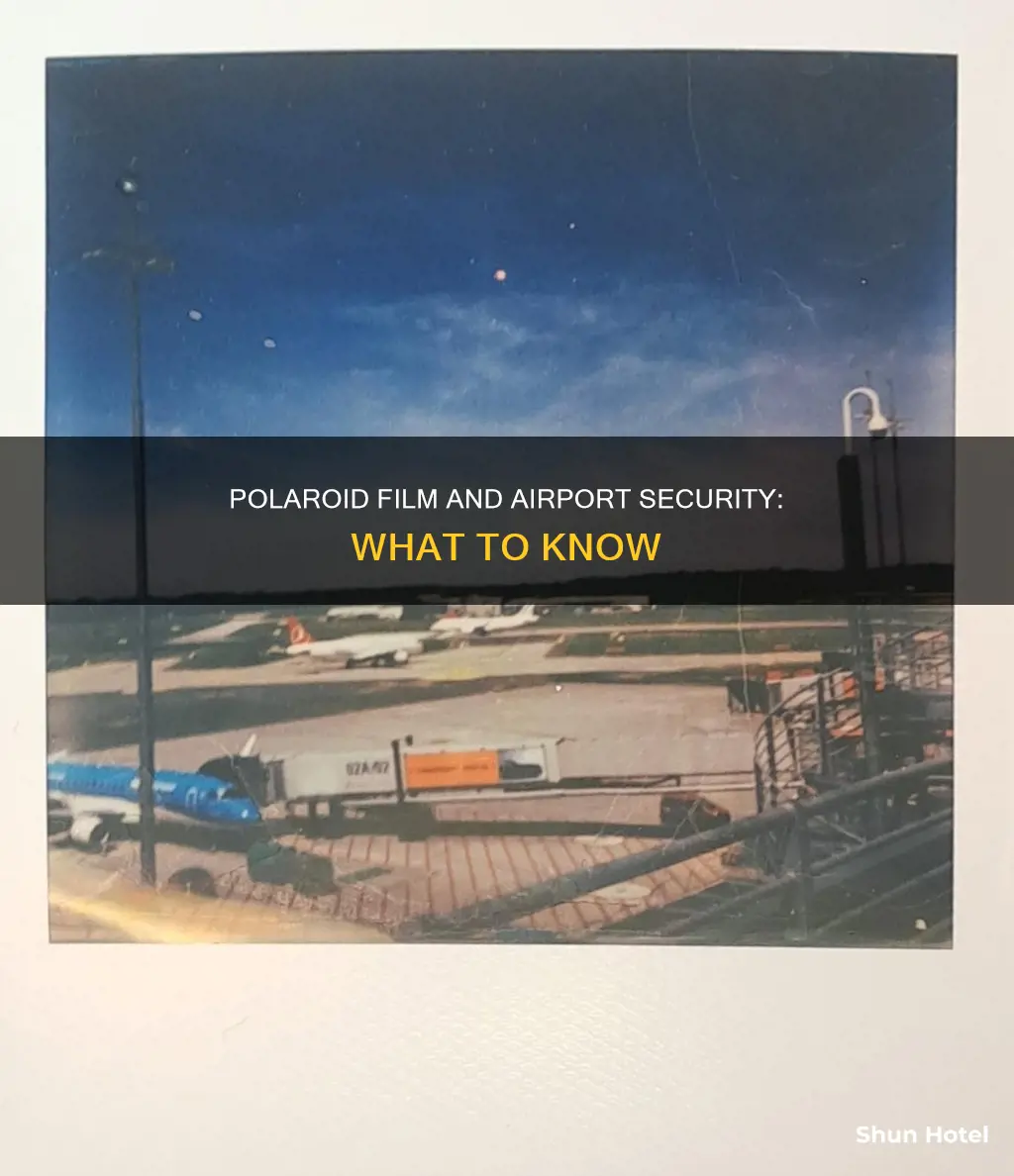 can polaroid film go through airport