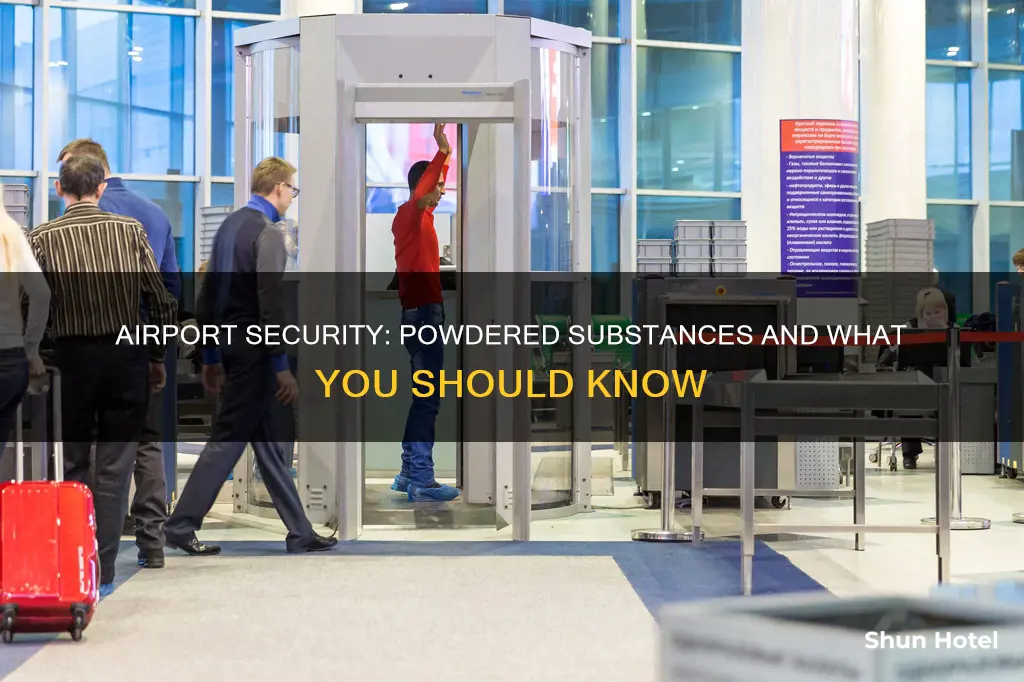 can powder be brought through airport security