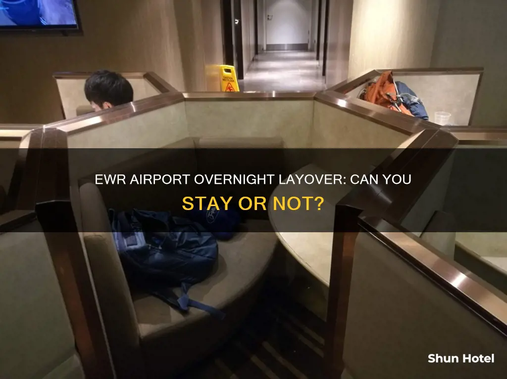 can ppl stay in ewr airport overnight for layover