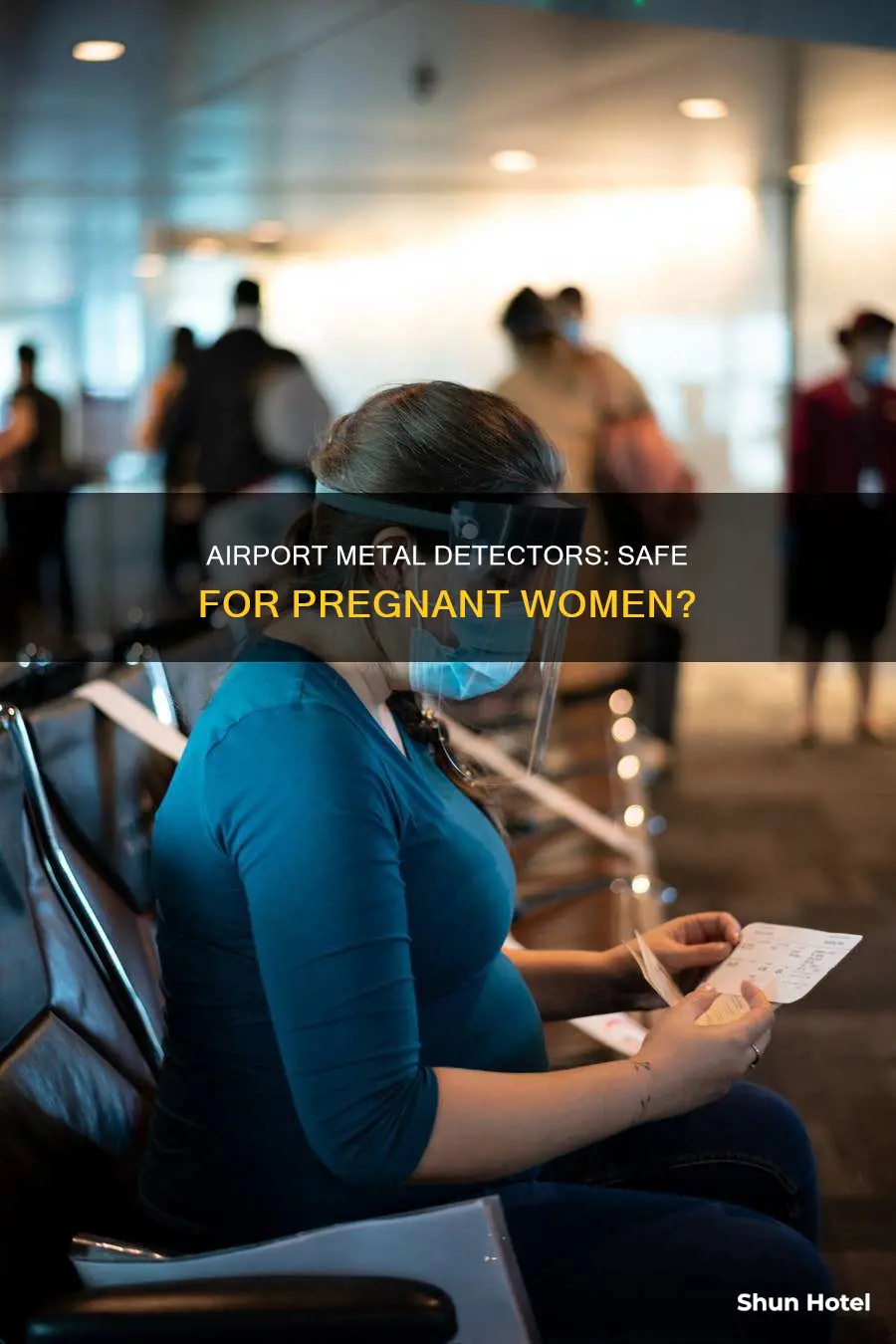 can pregnant women go through metal detector at airport