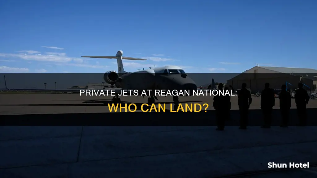 can private aircraft go into reagan national airport