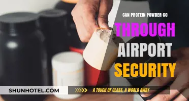 Protein Powder: Airport Security Clearance?