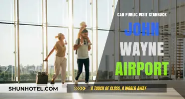Starbucks at John Wayne Airport: Open to Public?