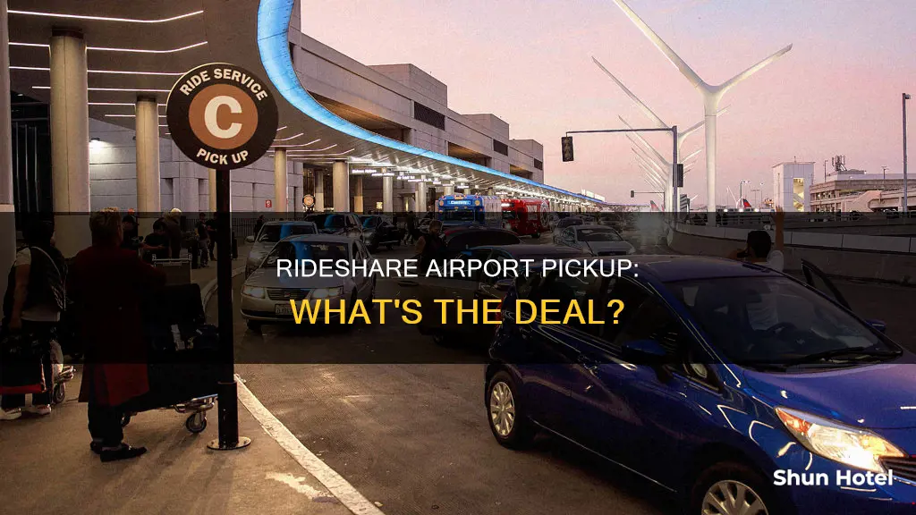 can rideshare drivers pickup at airports