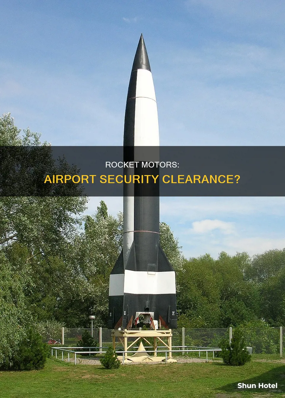 can rocket motors pass airport security