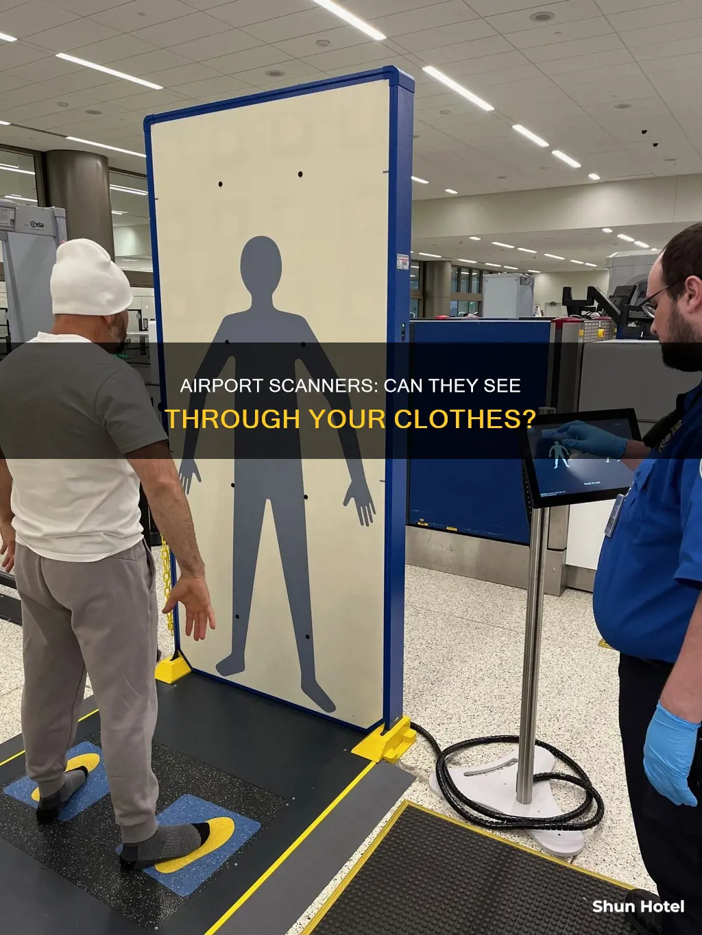 can scanners at airports see you naked