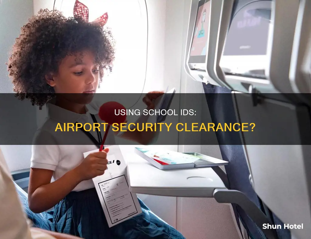 can school id be used at the airport