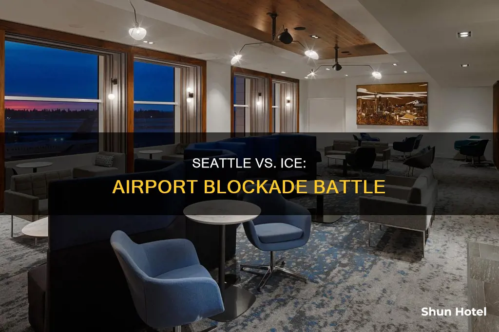 can seattle block ice from using local airport