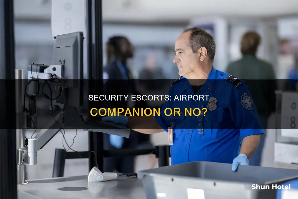 can security escort around in an airport