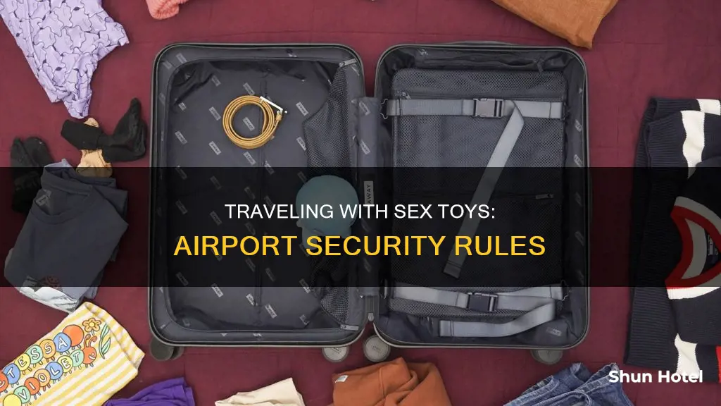 can sex toys be taken through airport security