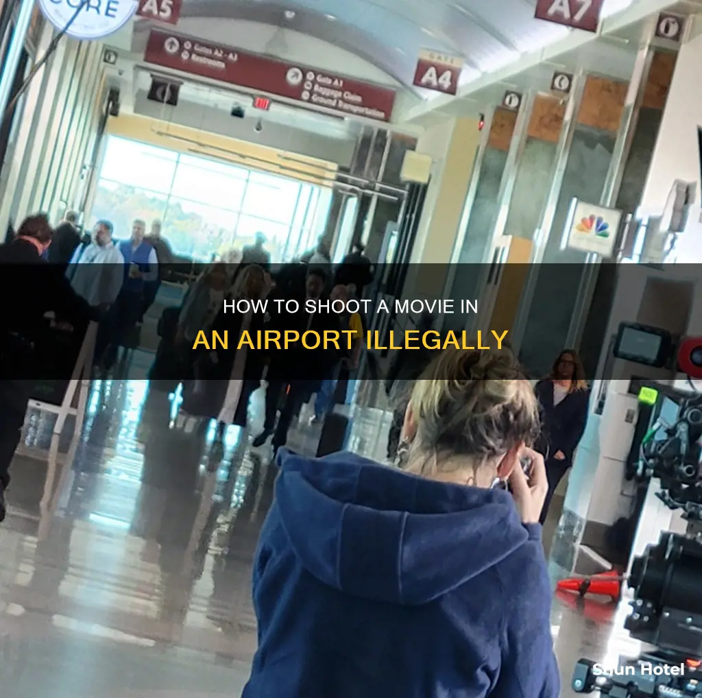 can shoot a movie in an airport without permission