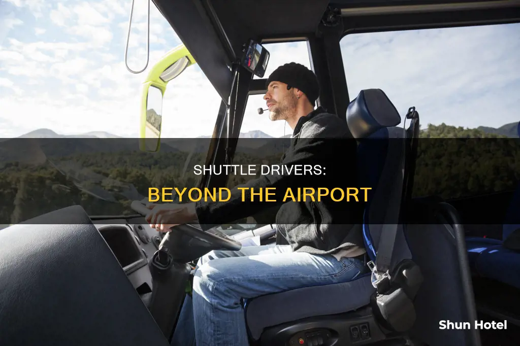 can shuttle driver drive outside airport