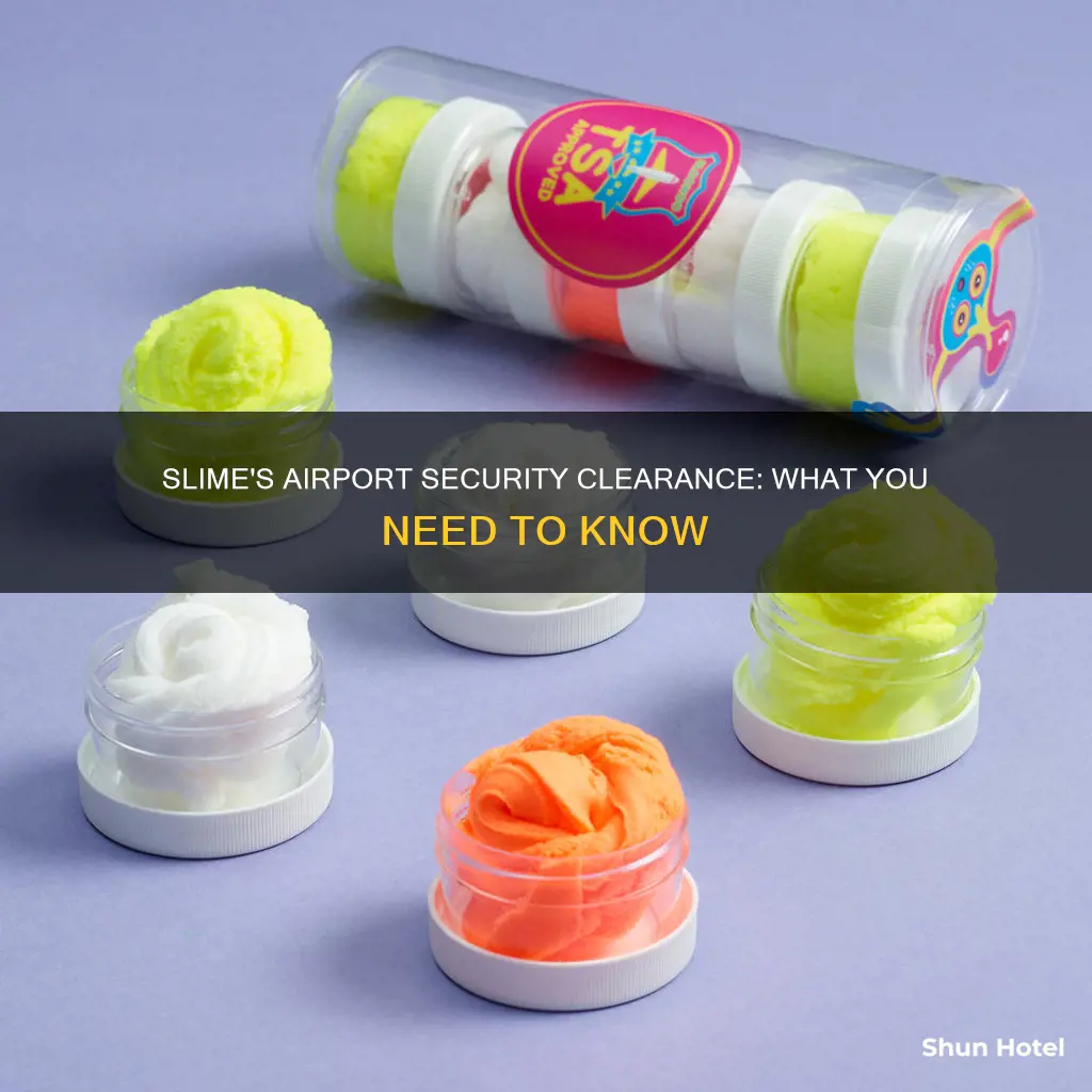 can slime go through airport security