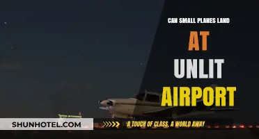 Small Planes: Landing at Unlit Airports, Possible?