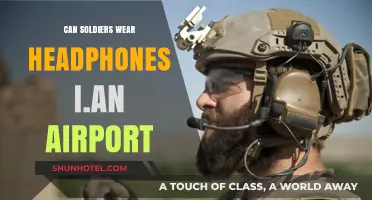 Airport Headphone Conundrum: Soldiers' Rules and Regulations