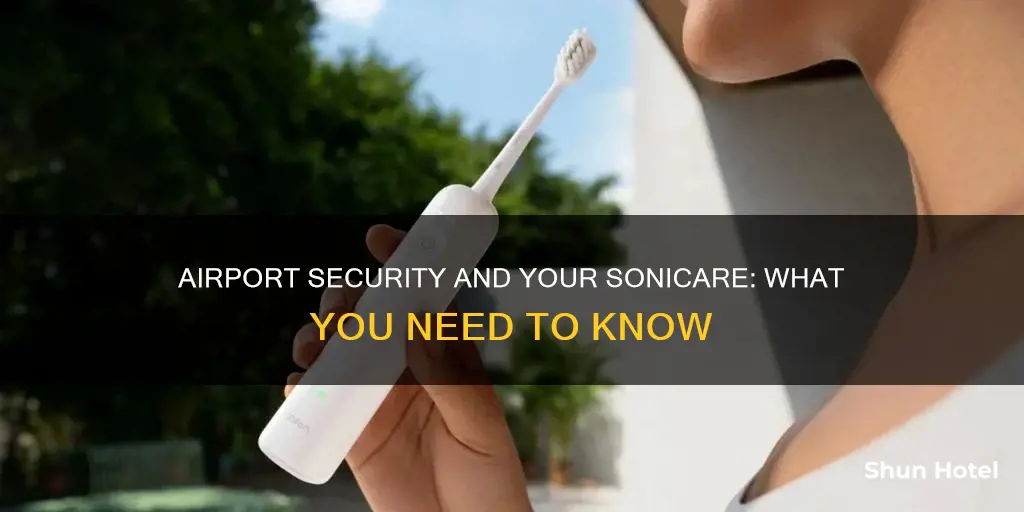 can sonicares get through airport security