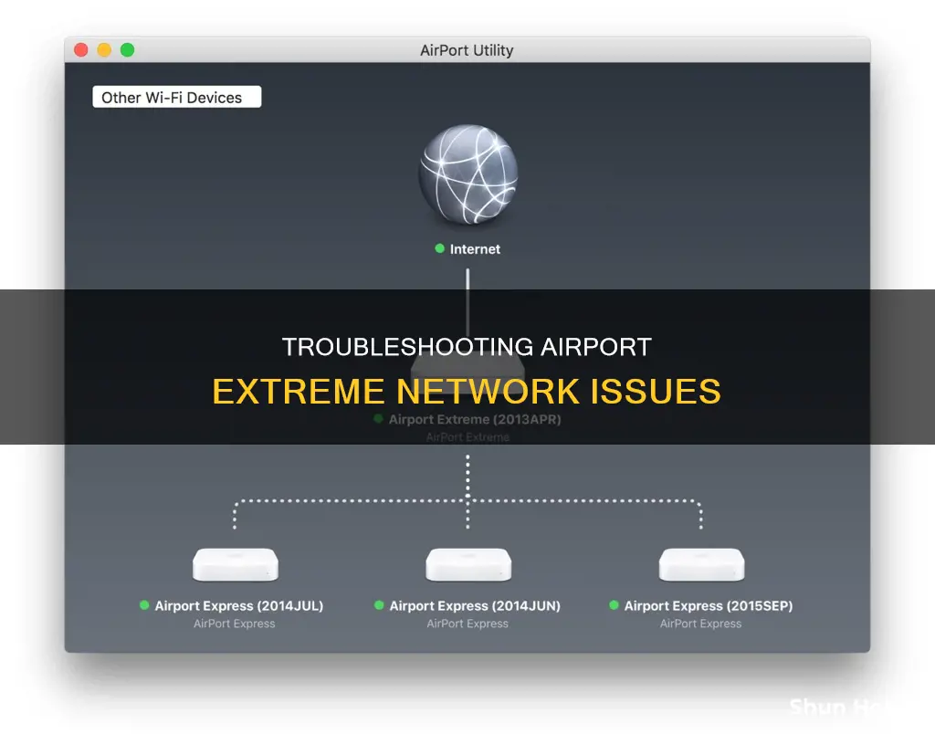 can t add airport extreme to existing network