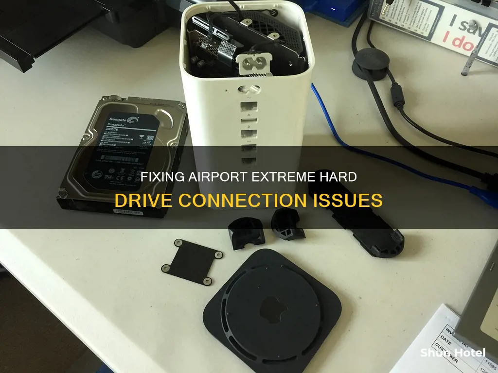 can t connect to hard drive on airport extreme