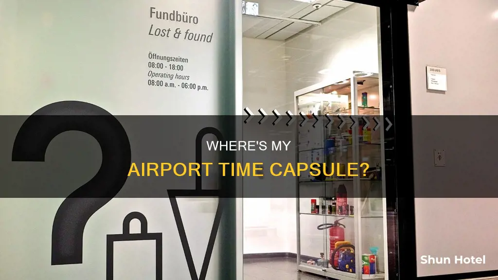 can t find airport time capsule