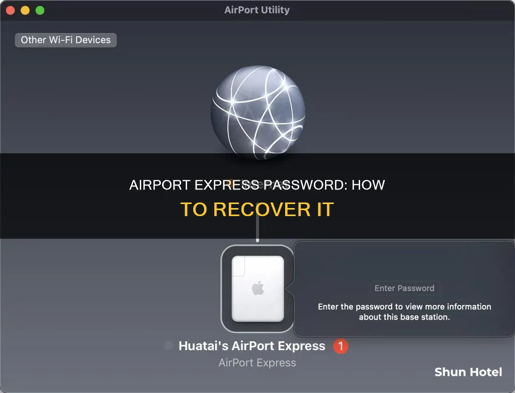 can t remember airport express password