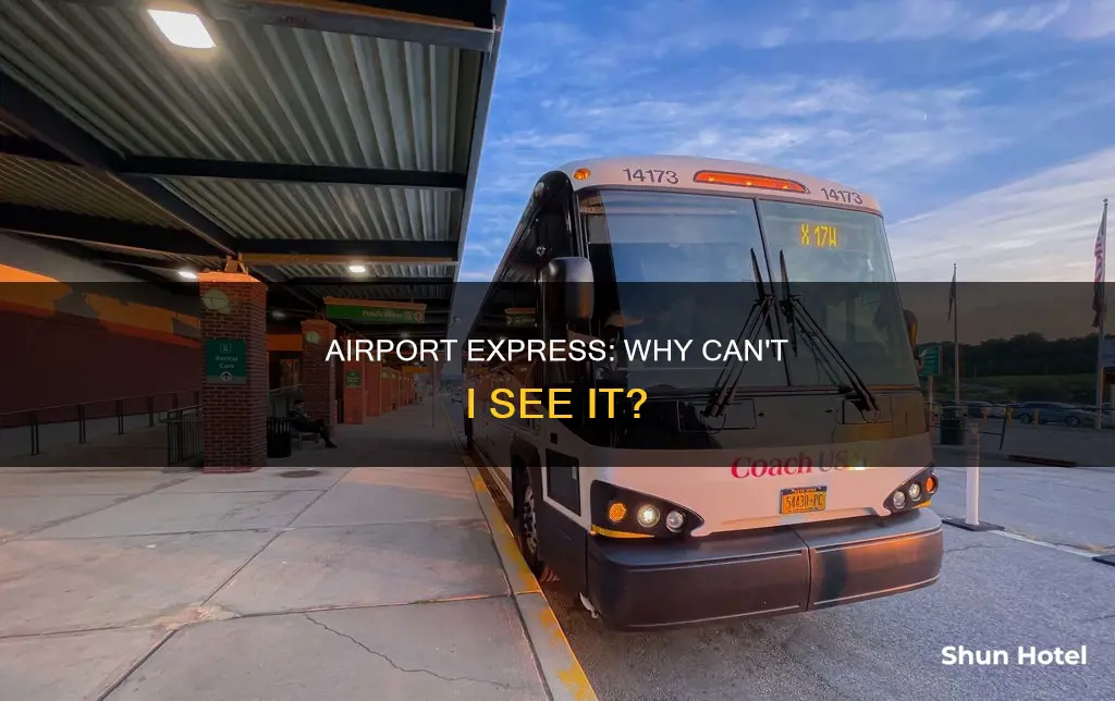 can t see airport express