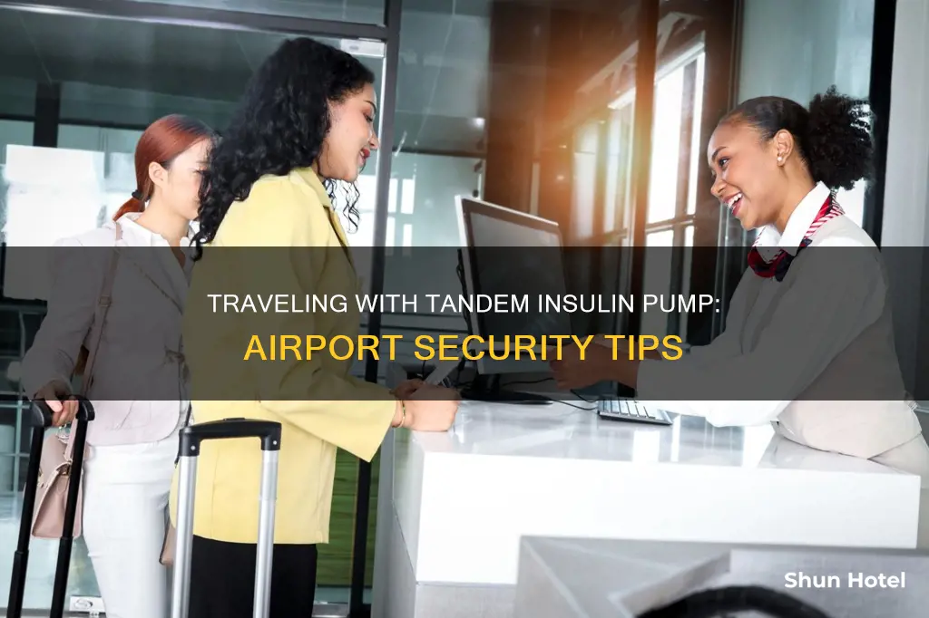 can tandem insulin pump go through airport security