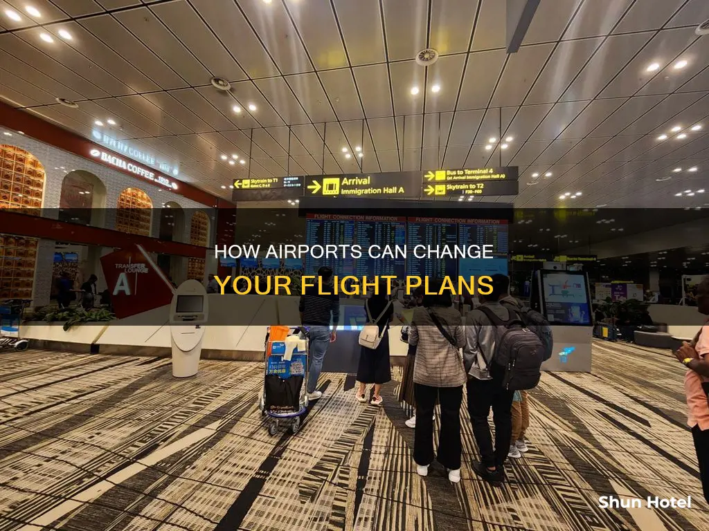can the airport change your flight