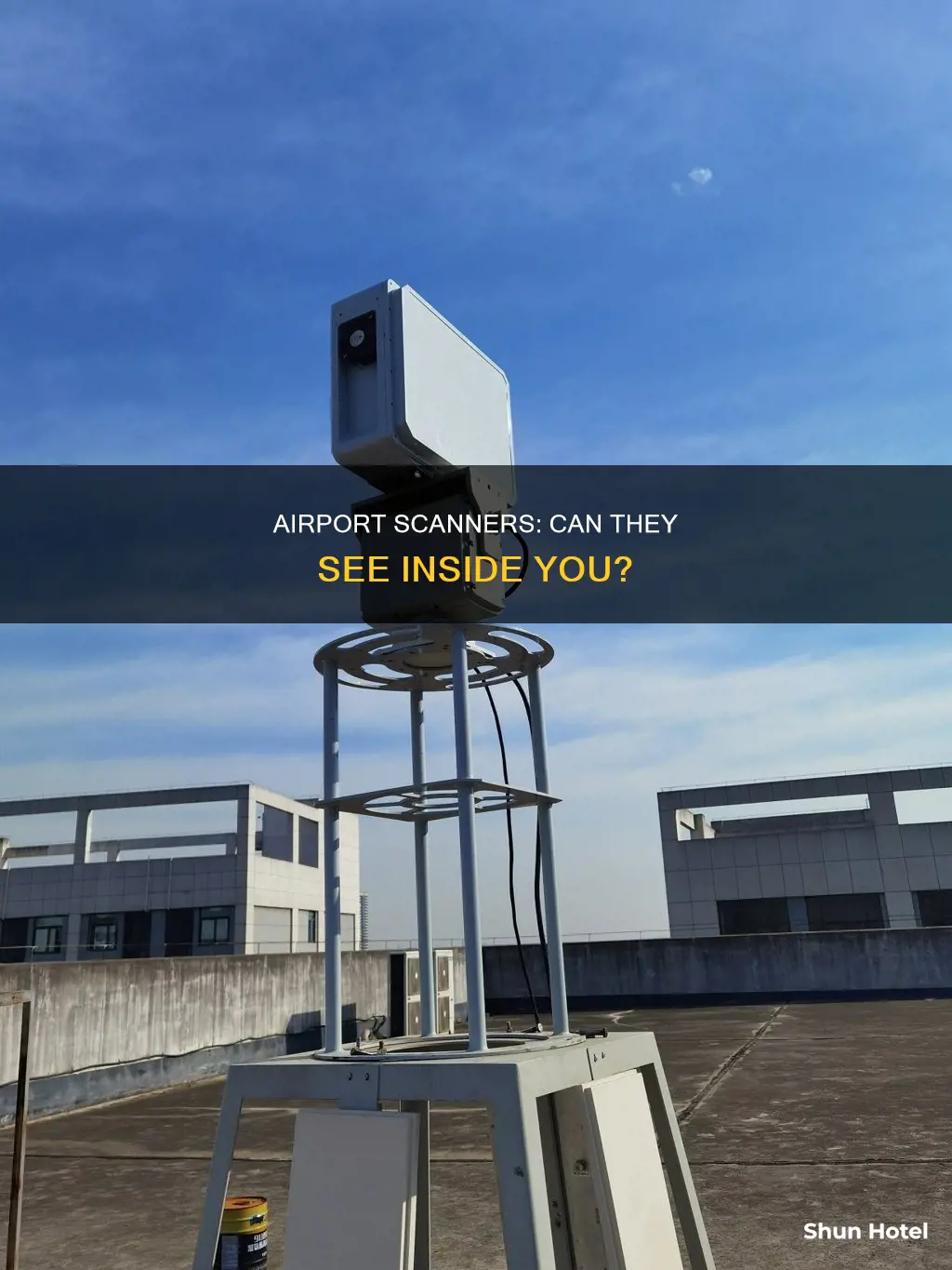 can the airport detect stuff in your anus