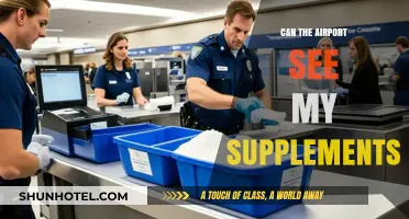 Traveling with Supplements: What Airports Can See