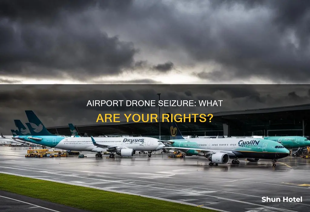 can the airport take your drone