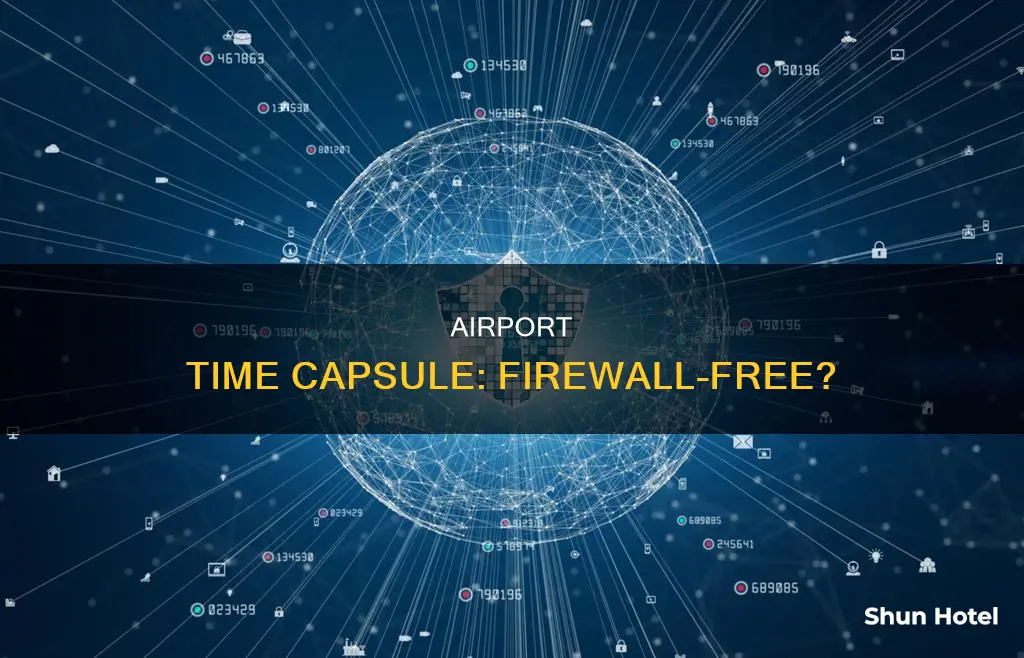 can the airport time capsule be used without a firewall
