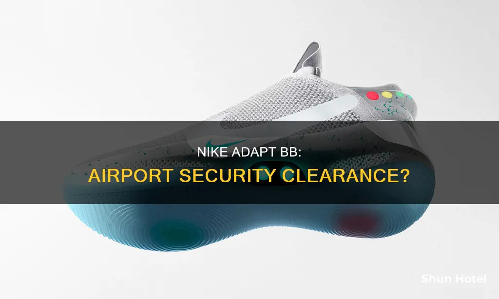 can the nike adapt bb go through airport security