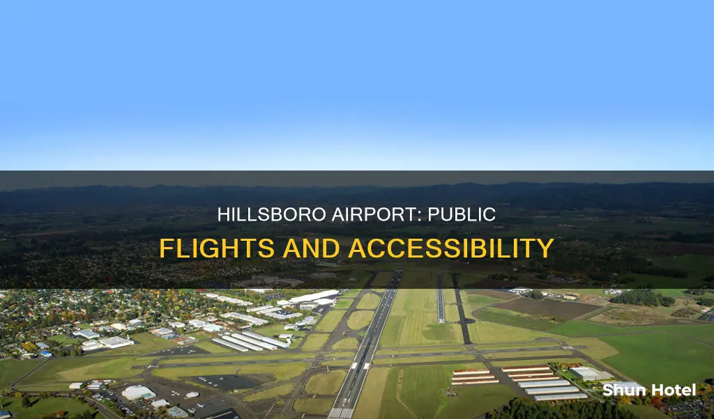 can the public fly out of hillsboro airport
