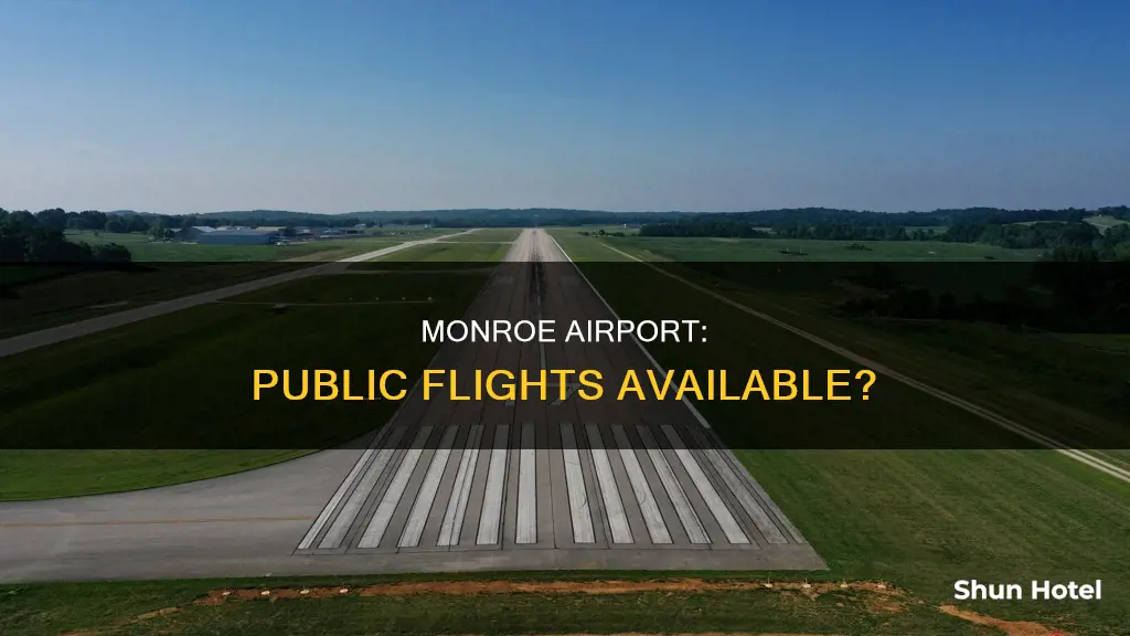 can the public fly out of monroe nc airport