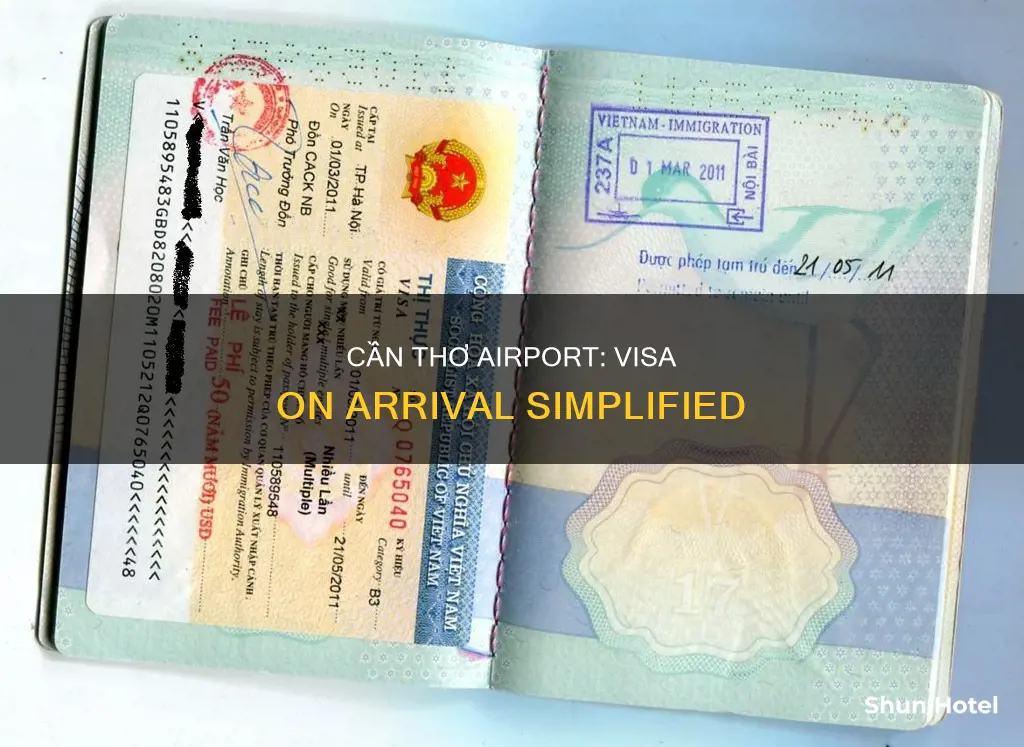 can tho airport visa on arrival