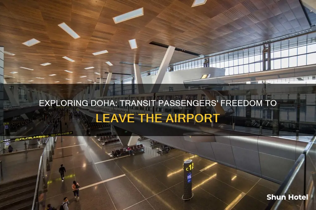 can transit passengers leave doha airport
