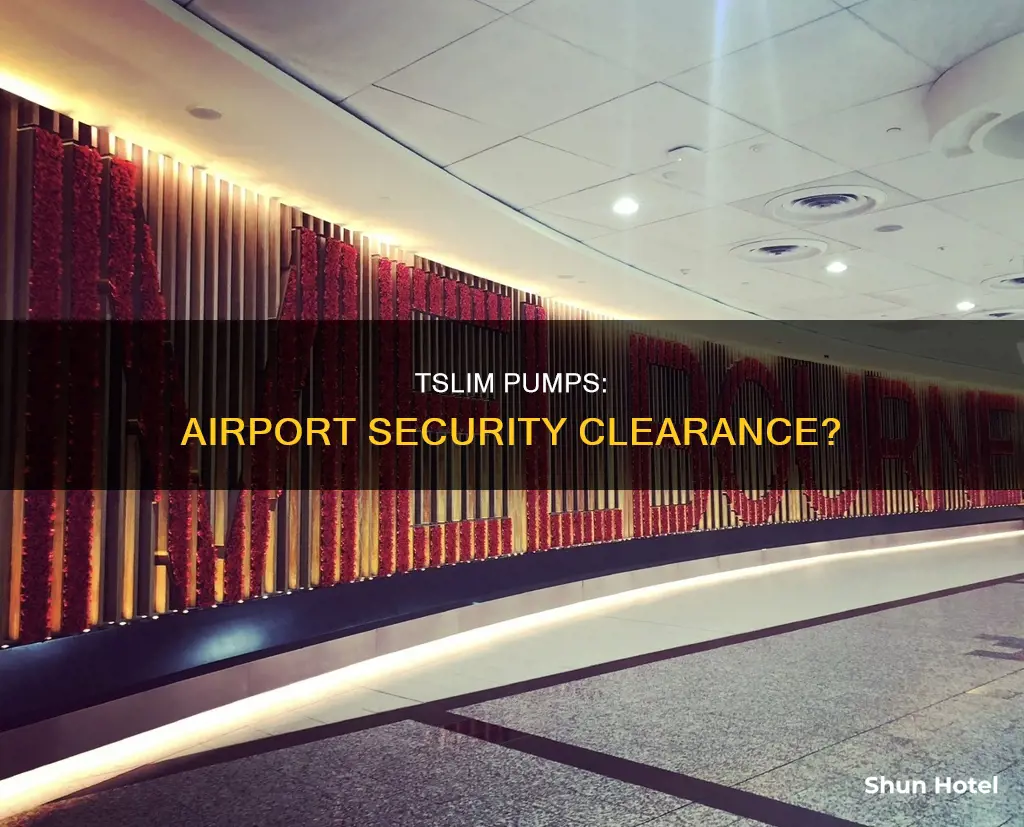 can tslim go through airport security