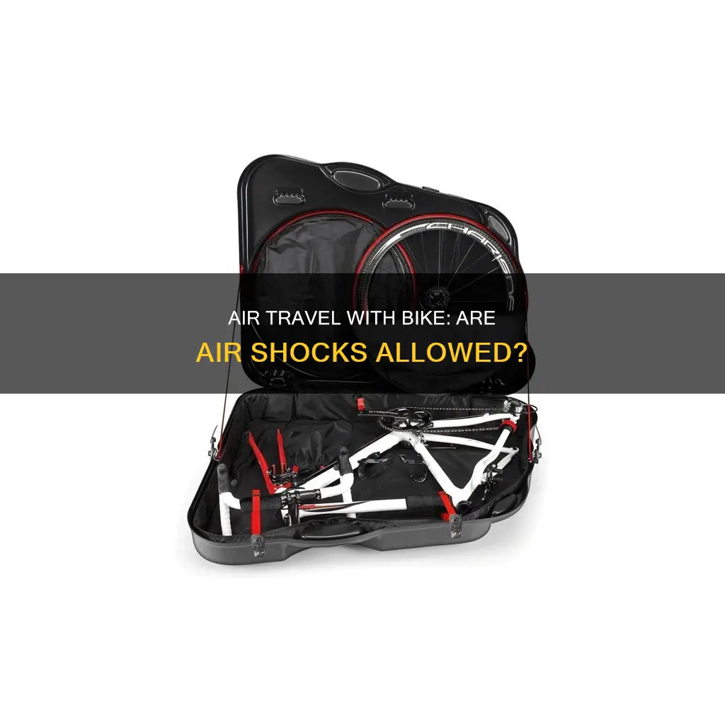 can u bring a bike air shocks through airport security