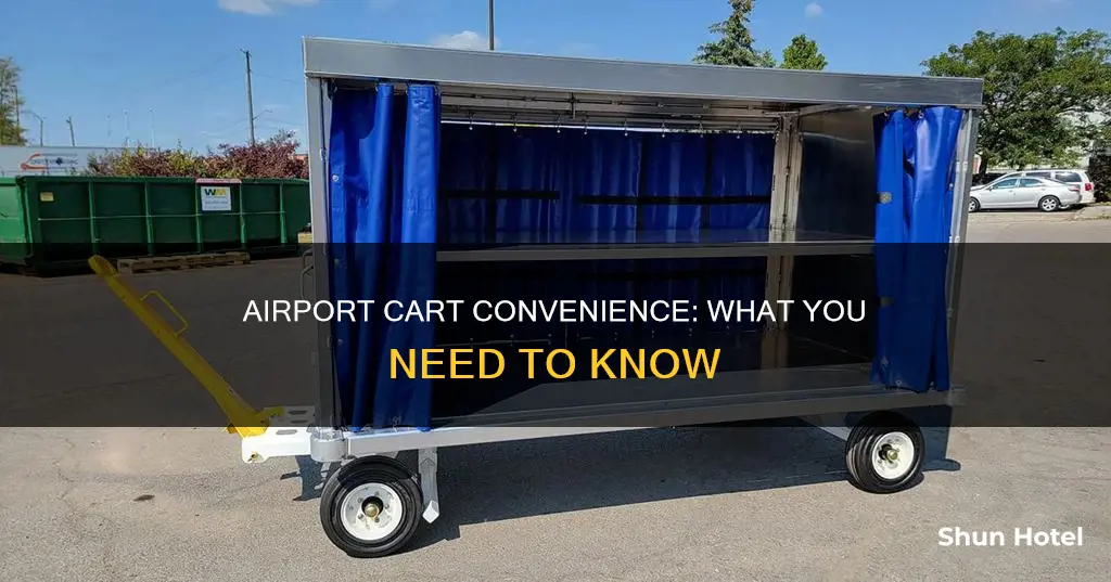 can u bring a cart to the airport