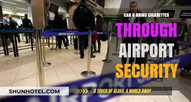 Airport Security and Cigarettes: What's Allowed?