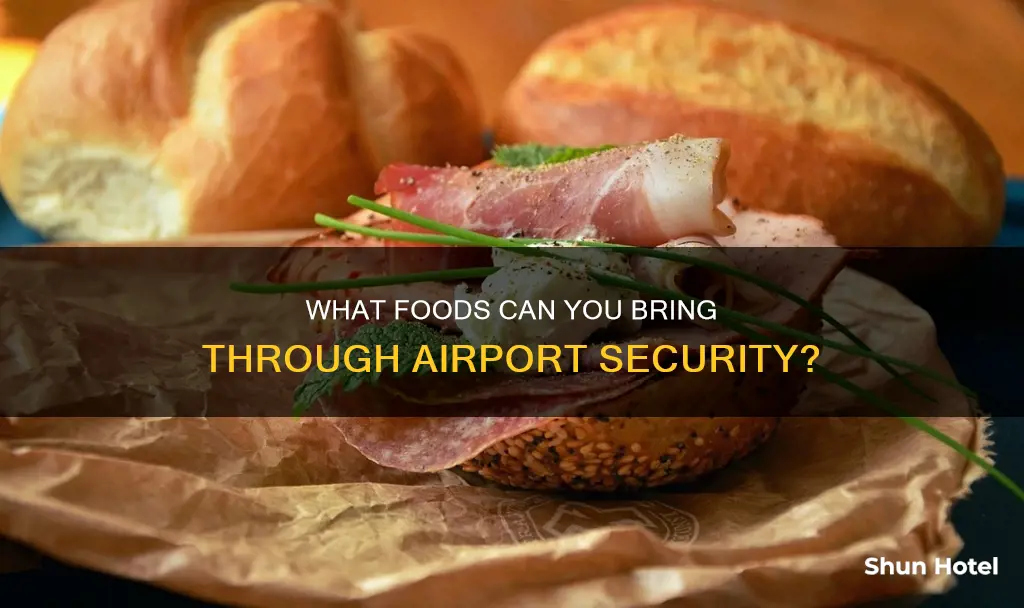 can u bring food in airport