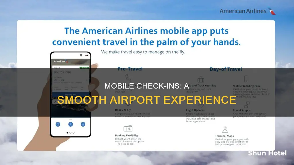 can u do mobile check in at airport