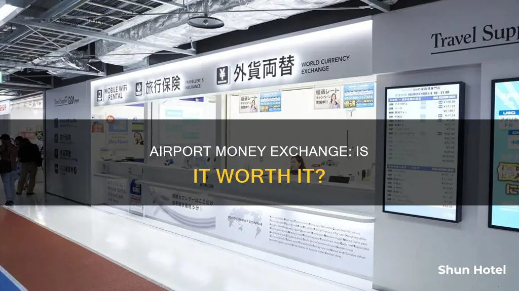 can u exchange money at the airport