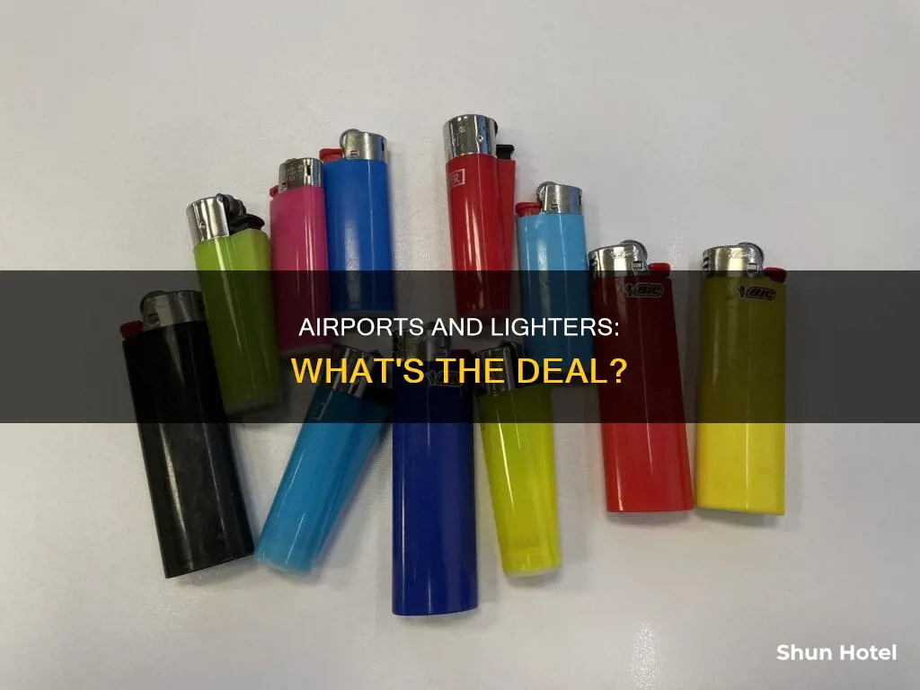can u keep your lighter in the airport