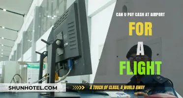 Paying Cash for Flights: An Airport Option?